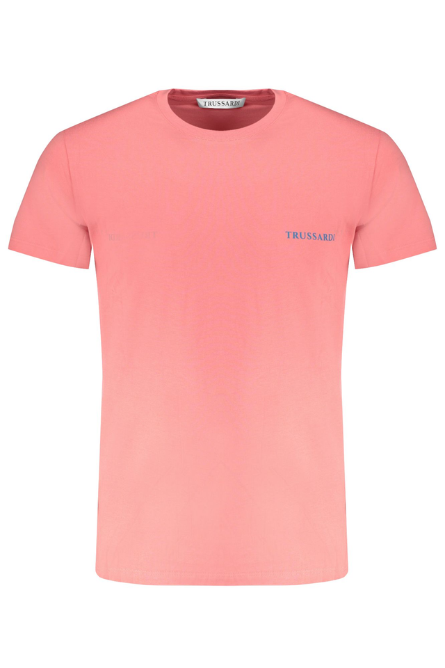 TRUSSARDI T-SHIRT MANICHE CORTE UOMO ROSA