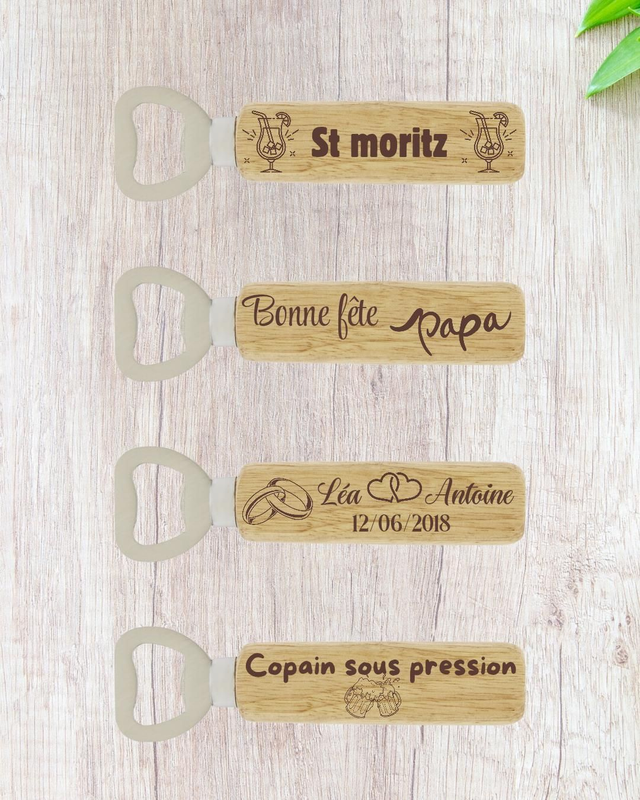 Ouvre bouteille en bois