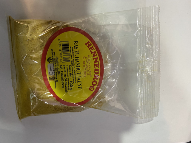 RAS EL HANOUT JAUNE 100g - HENN