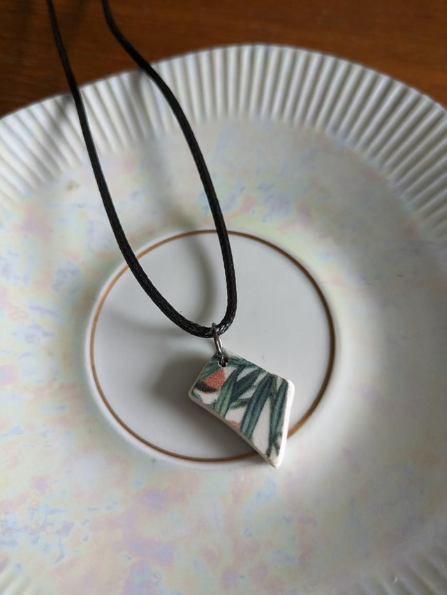 Sea pottery necklace
