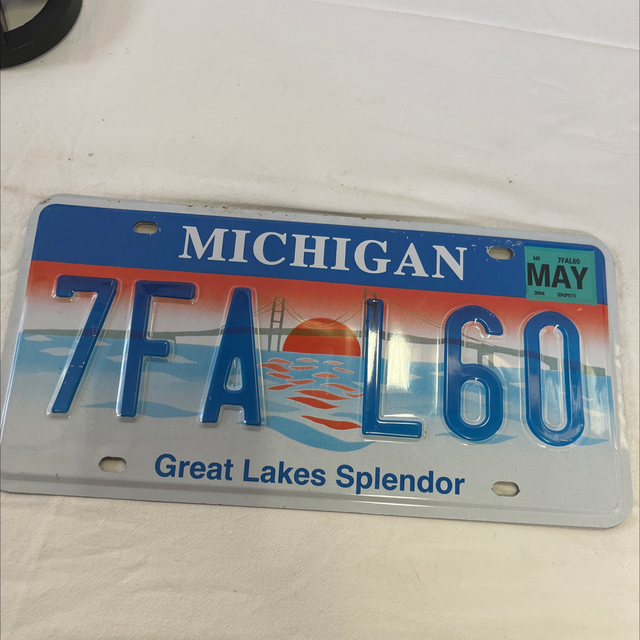 plaque d’immatriculation décorative 