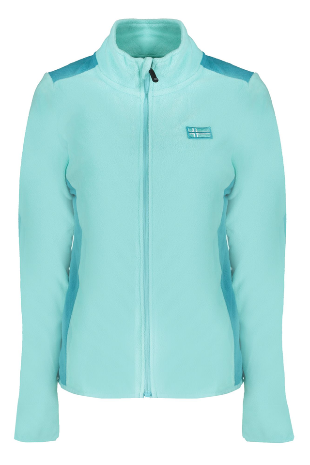 NORWAY 1963 FELPA CON ZIP DONNA AZZURRO