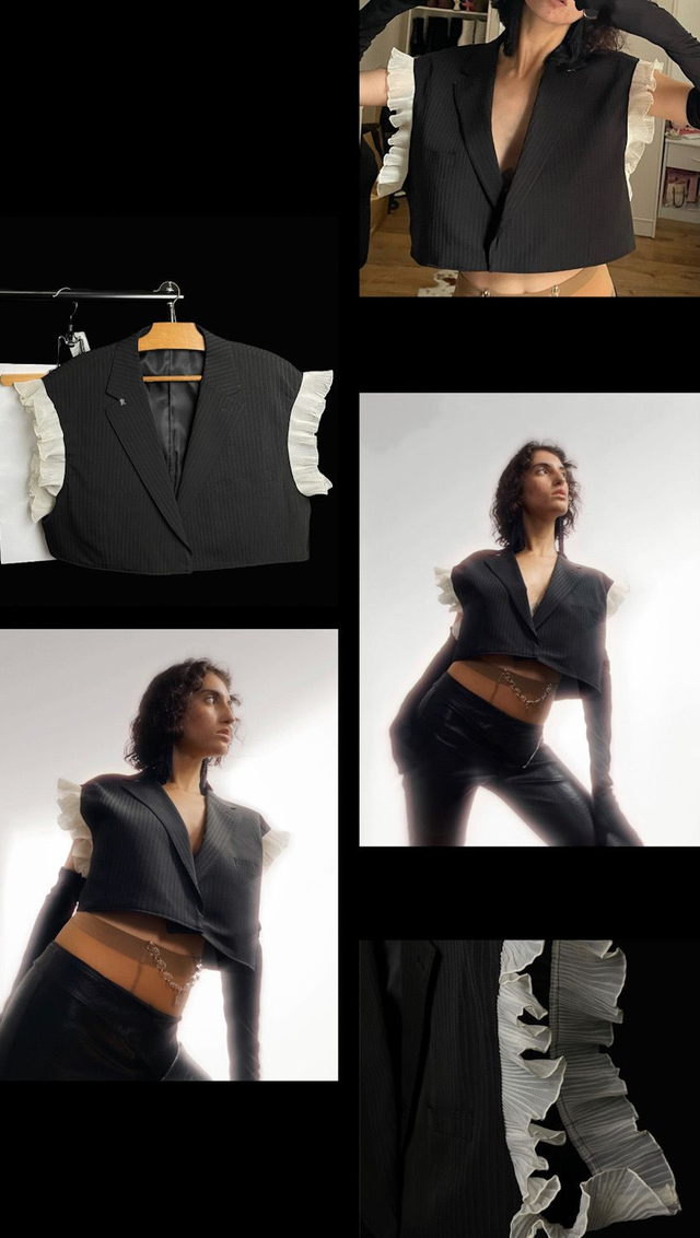 Blazer Upcycled - Albert(e) - XXL