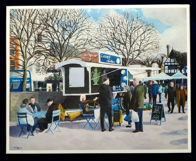 Salisbury Market print
