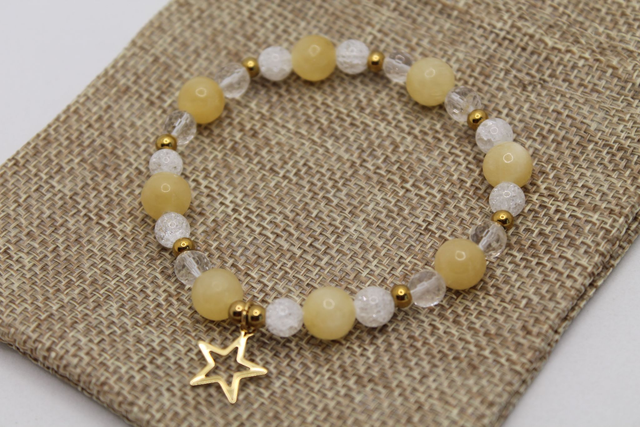 Jade Jaune - Cristal de Roche