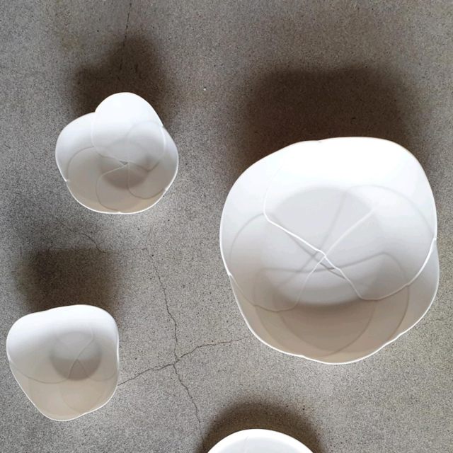 Blütenschale Porzellan, ca. 11cm