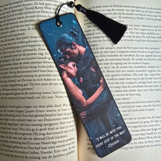 A Court of Thorns and Roses (ACOTAR) - Nesta and Cassian - Luxury Bookmark with tassel