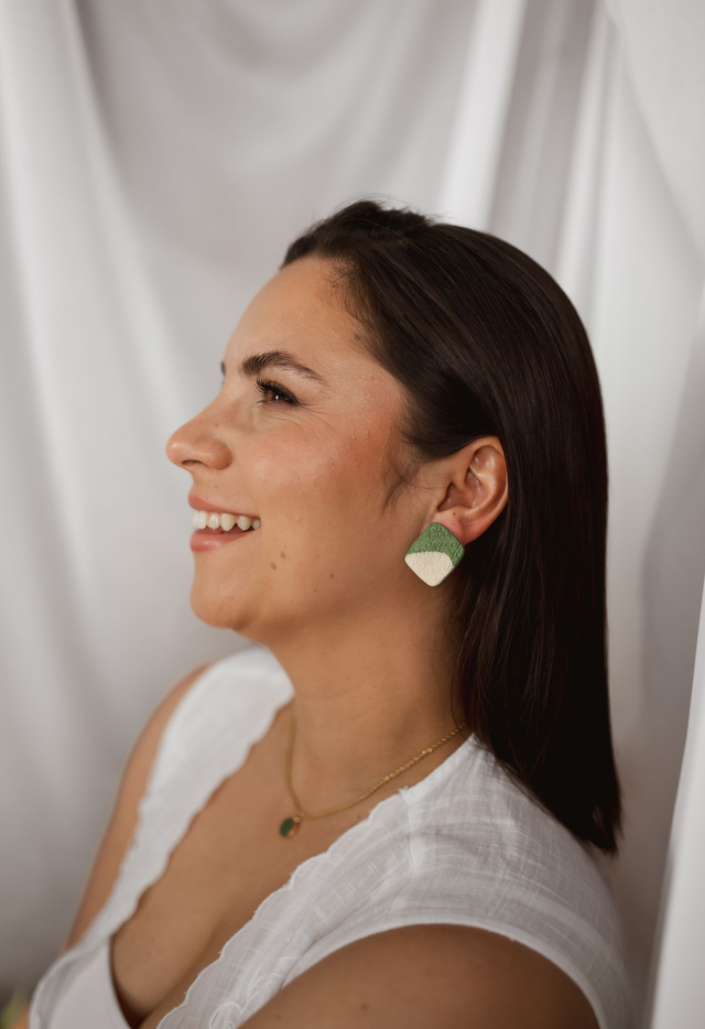 Polymer Clay Earrings ~ Paola