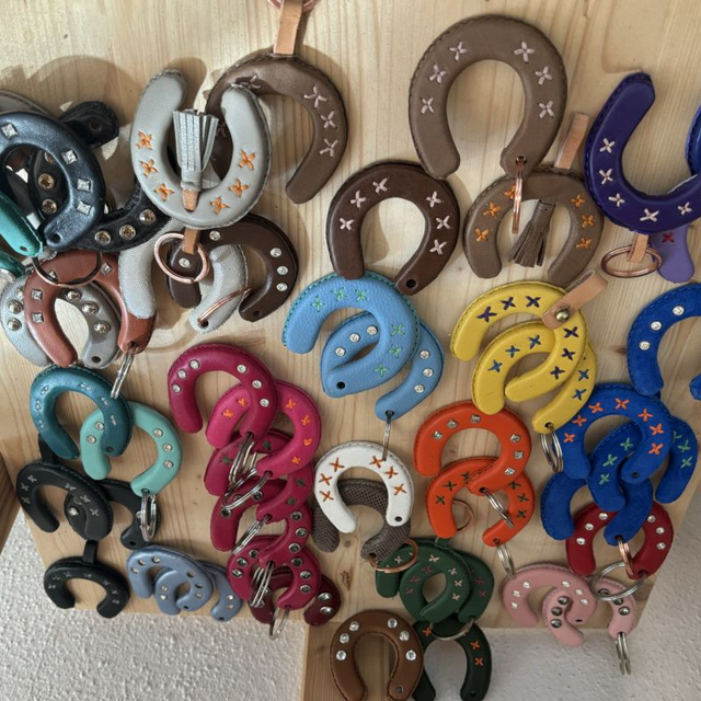 Schlüsselanhänger "Hufeisen" in vielen Farben