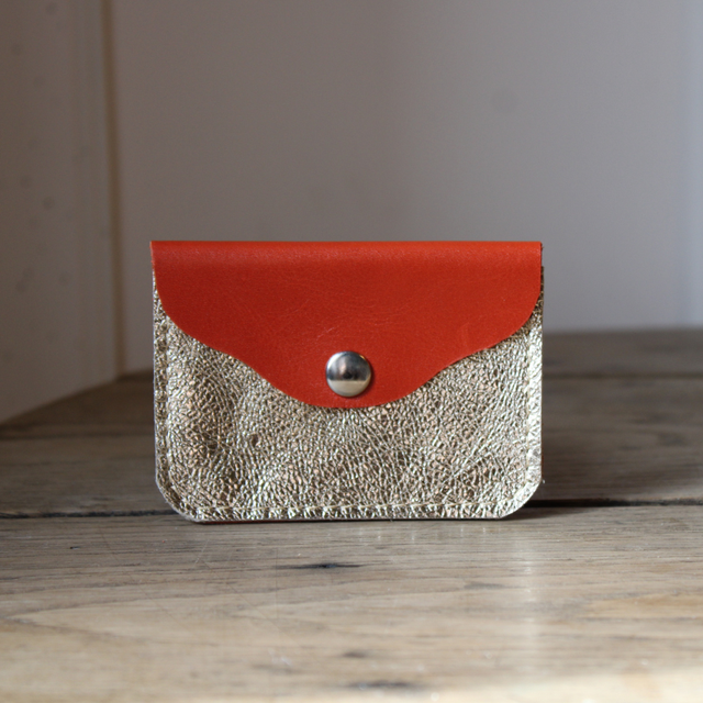 Mini pochette bicolore 