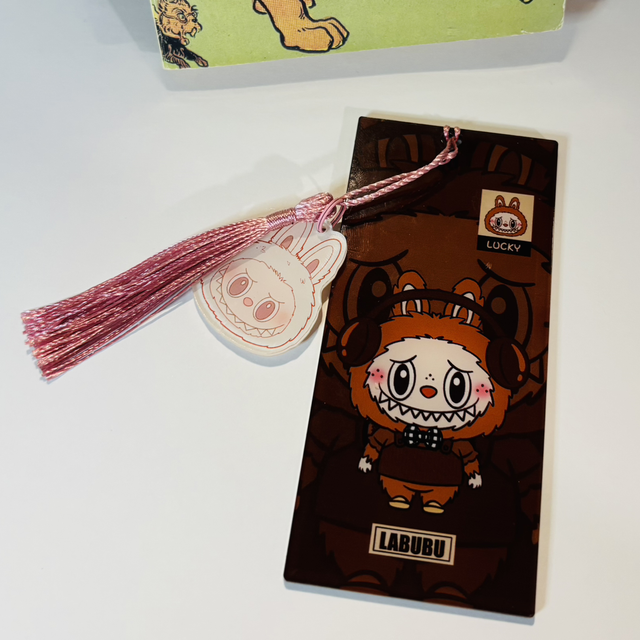 Bubu Acrylic Bookmark with tassle &amp; charm various designs 