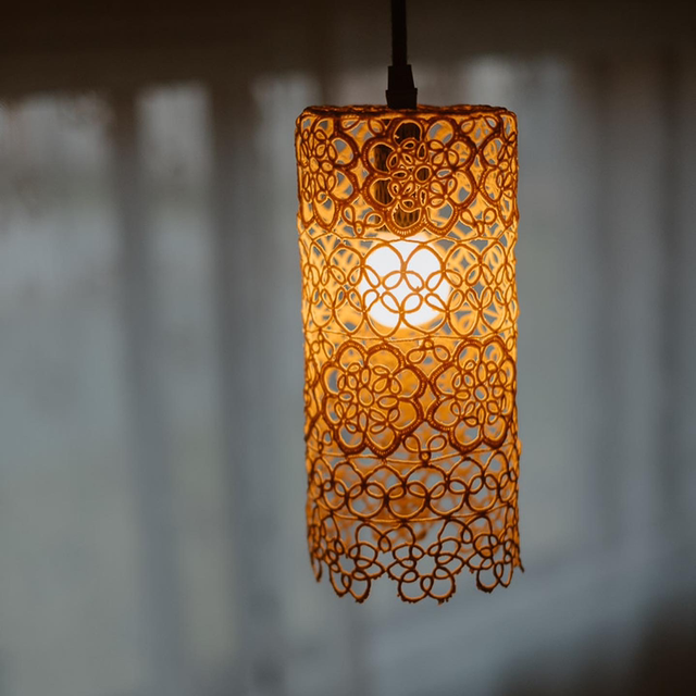 Luminaire Bigoudi beige