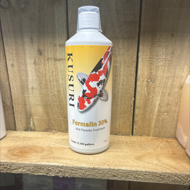 Kusuri - Formalin 30% - Anti Parasite Treatment - 1L - Treats 13,300 G