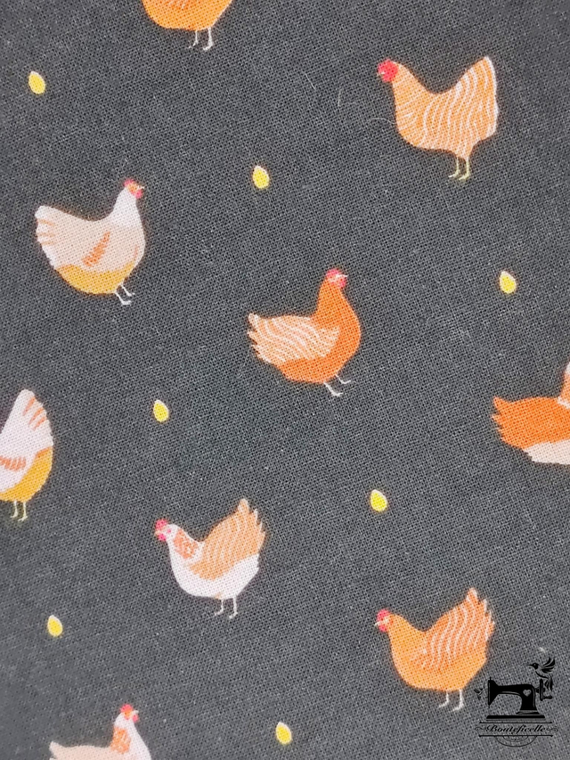 Essuie-tout "POULES NOIRES"