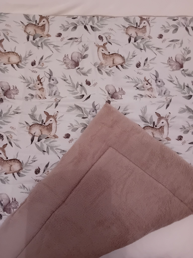 Couverture Hiver "biche"