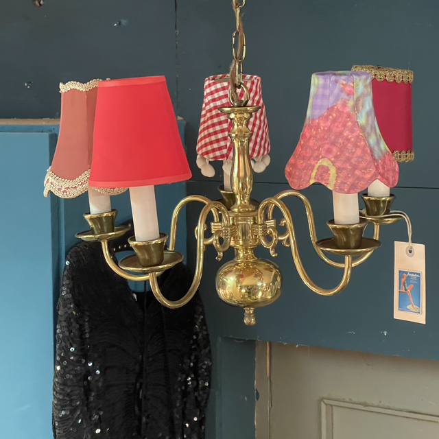 Messing Kronleuchter „old school“