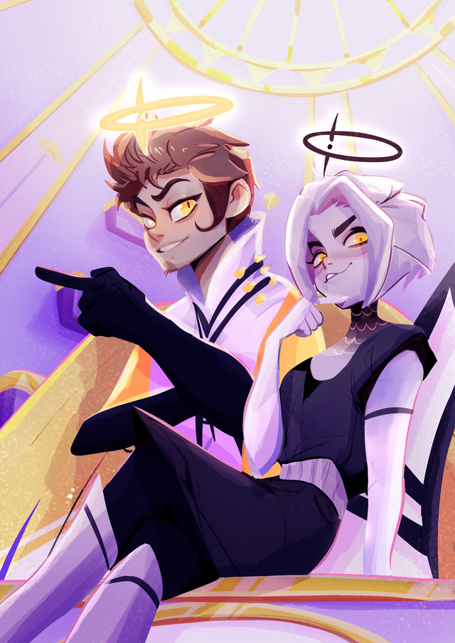 PRINT - Hazbin Hotel - Adam and Lute