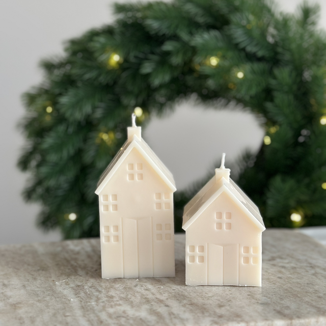 Házikó gyertyák -szett