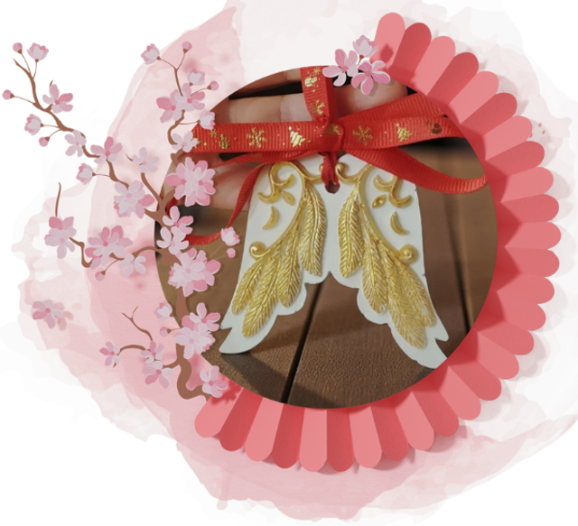 Suspension ailes d'ange