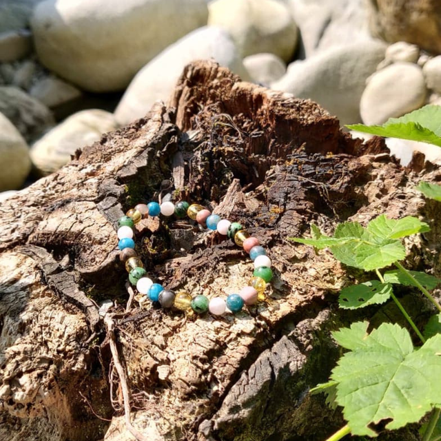 Chakra Mémoires Du Cœur Bracelet 6 mm