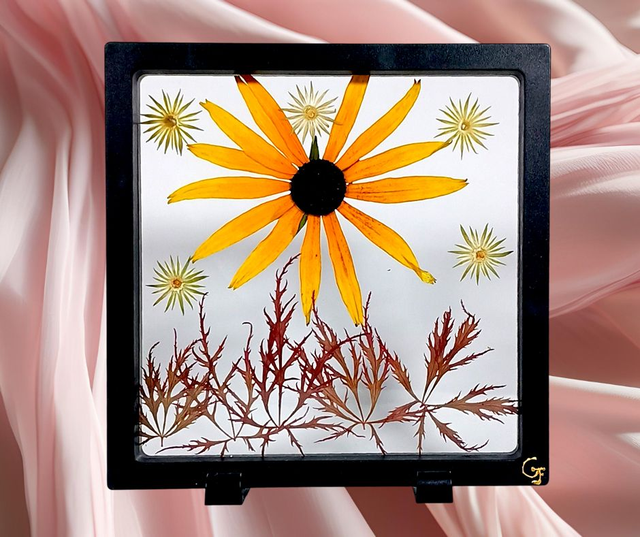 Petit Cadre a Posé 18 x 18 🌺 &quot;Vive le Soleil&quot;