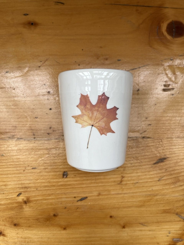 Becher Ahornblatt