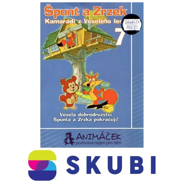 DVD Špunt a Zrzek 7 - Kamarádi z Veselého lesa - Veselá dobrodružství Špunta a Zrzka pokračují!