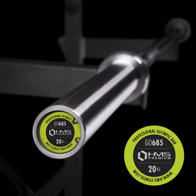Olympische halterstang GO685 HMS PREMIUM 20 kg