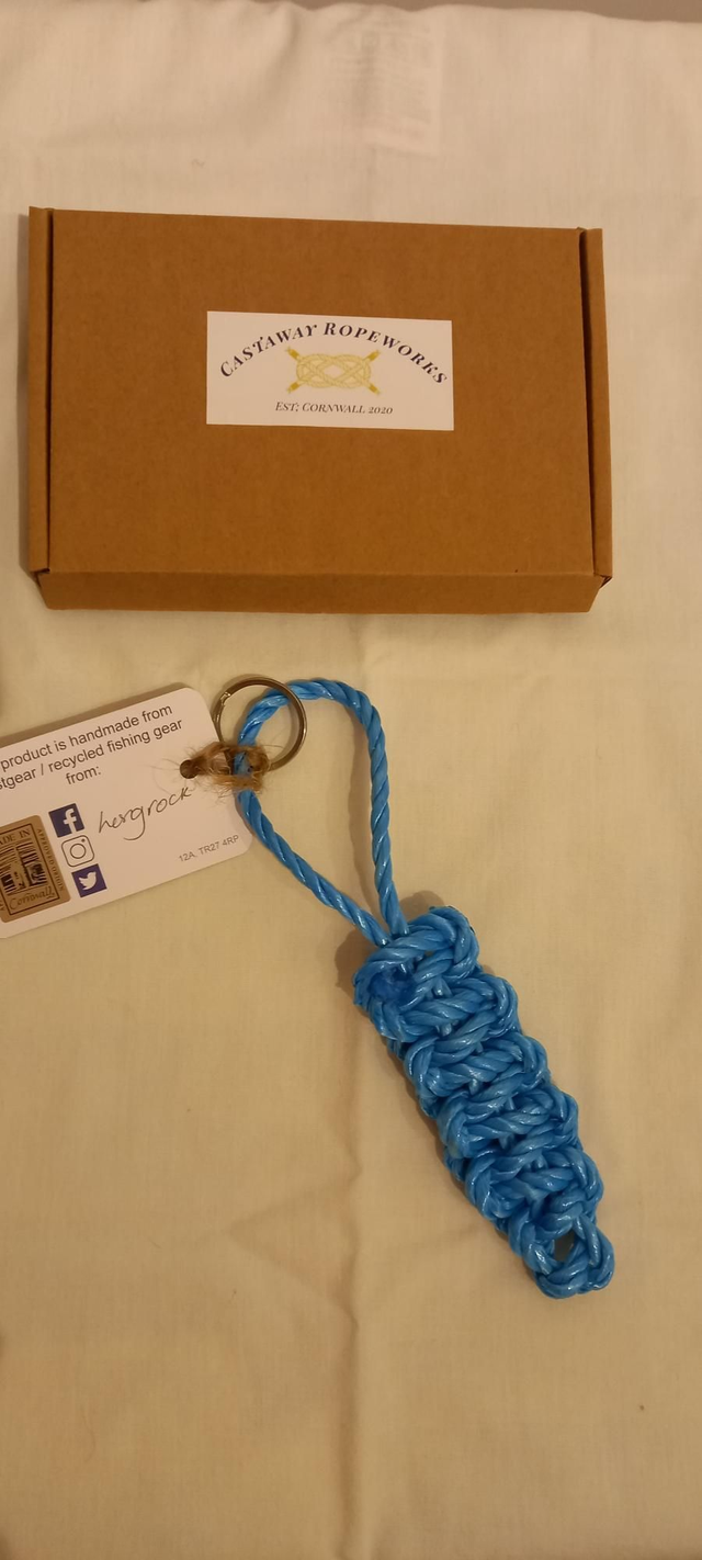Supersize Key Ring - Blue - Gift Boxed