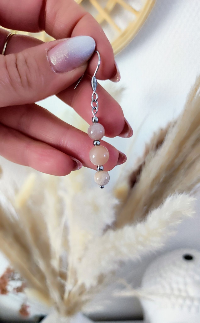 Boucles d'oreilles Pierre de soleil