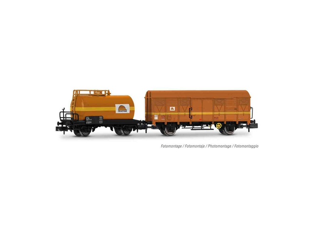 coffret 2 wagons Colas Rail Arnold HN6679 N