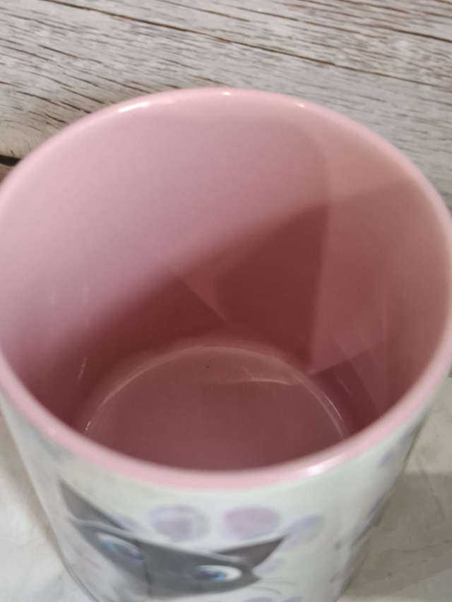 Mug coeur rose chat siamois