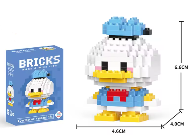 Pato de chaqueta azul · Nivel fácil