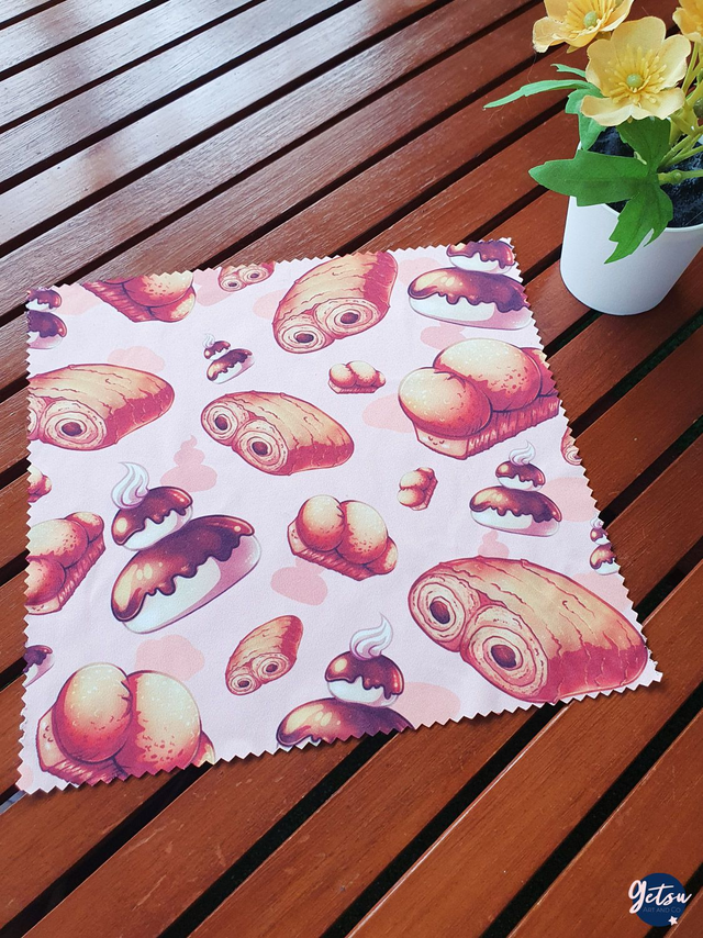 Essuie-lunettes viennoiseries et pâtisserie