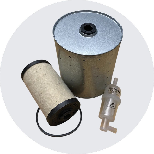 Filterset für Wartungspaket – Vorfilter, Dieselfilter & Ölfilter für OM314