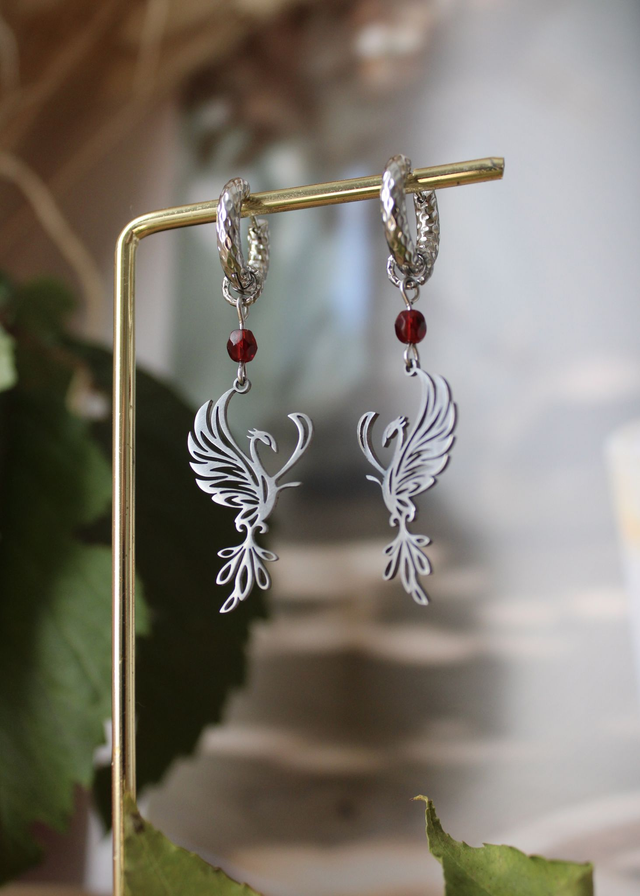 Boucles d’oreilles Phœnix 