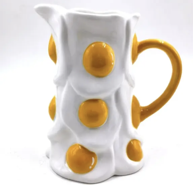Multi fried  ceramic serving jug 