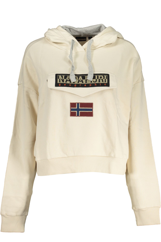 NAPAPIJRI FELPA SENZA ZIP DONNA BEIGE