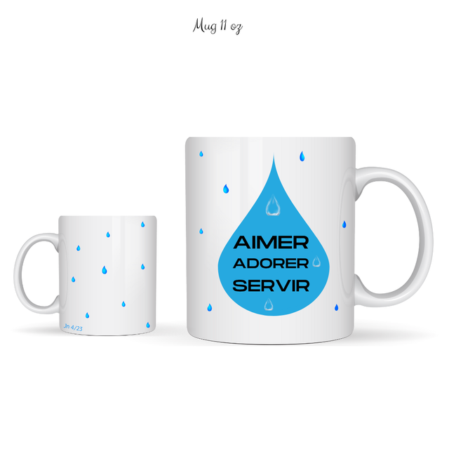 AIMER, ADORER, SERVIR.
