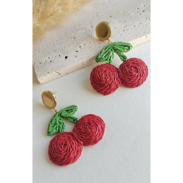 Boucles d'oreilles Cerise 