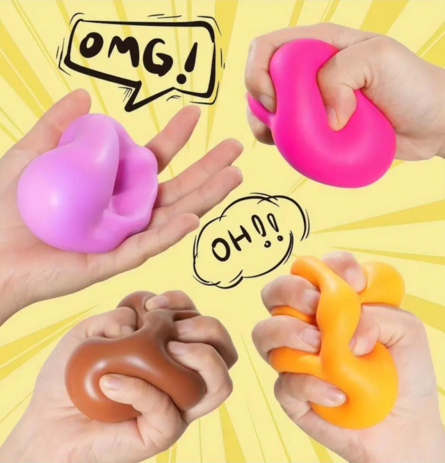 Squishy fidget ball