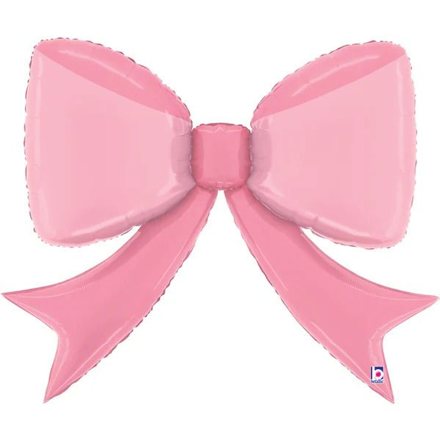 41" PRETTY PINK BOW FOIL
