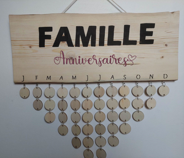 Calendrier des Anniversaires