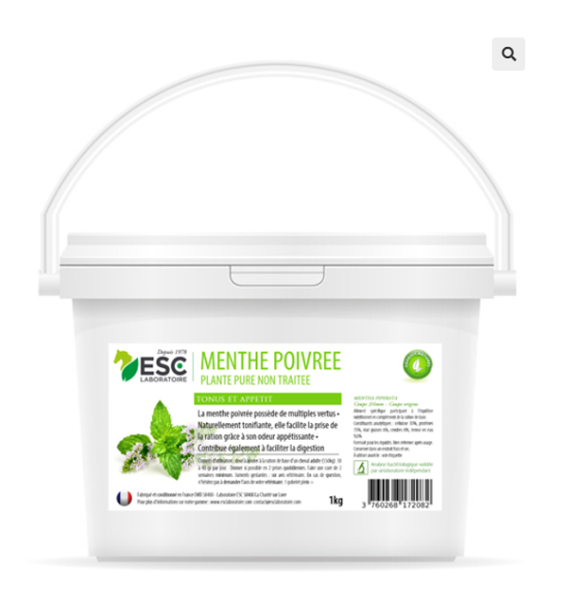 MENTHE POIVREE – Estomac sensible cheval – Plante pure