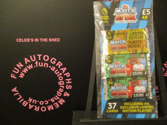 Match Attax Premier League Season 2018/19 Original Trading Cards On Display Contains 37 Cards