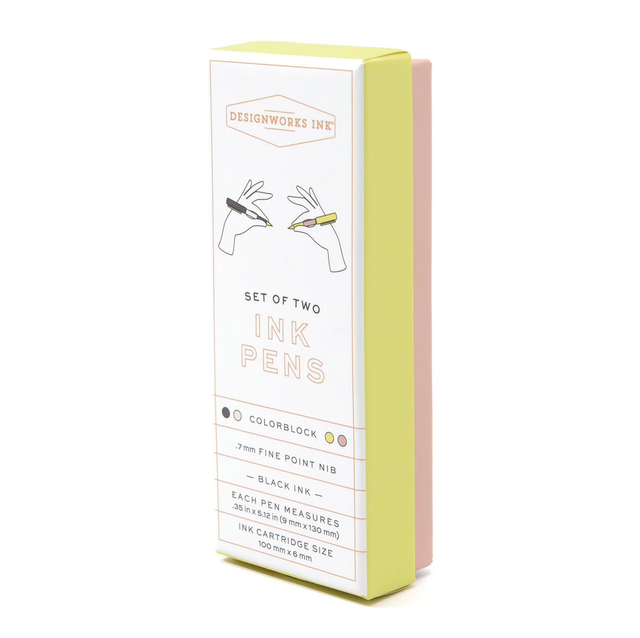 Bolígrafos colorblock VERDE