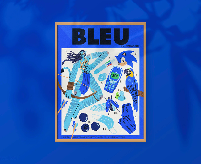 Série couleurs - 💙 BLEU 💙