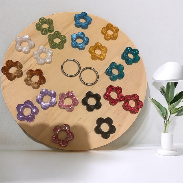 Lot de 10 pampilles Rosa