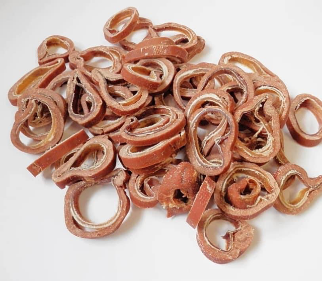 Duck Wrapped Beef Gullet Rings 100g