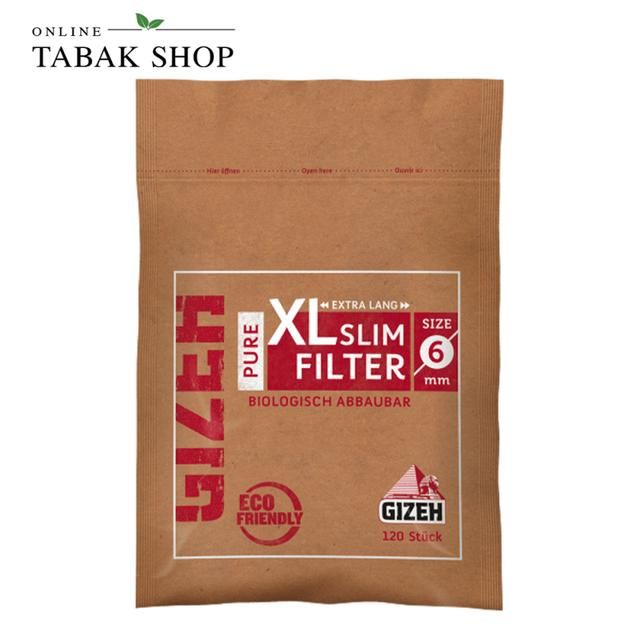 Gizeh Pure XL Slim Filter 6mm 